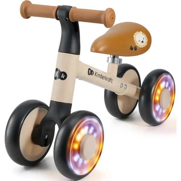 Фото - Біговел Kinderkraft Cutie Flash Beige (KRCUFL00BEG0000)